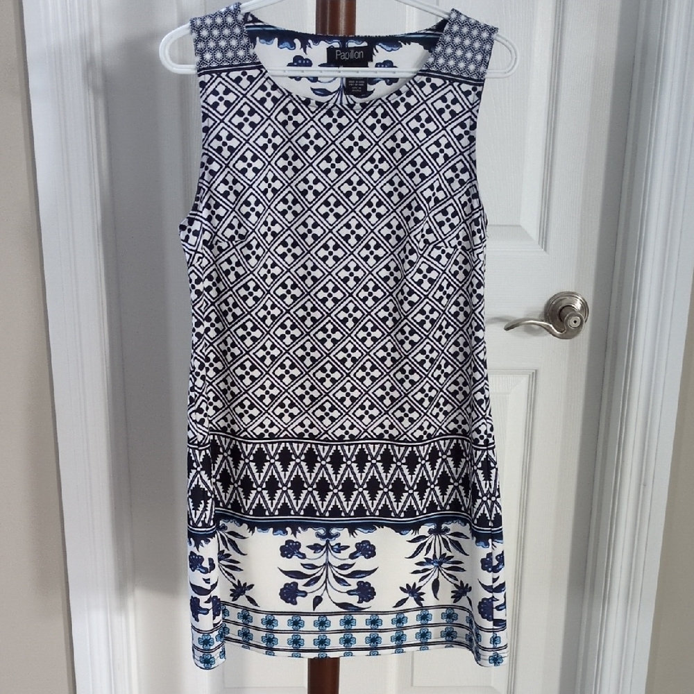Papillon Geometric and Floral Mini Dress